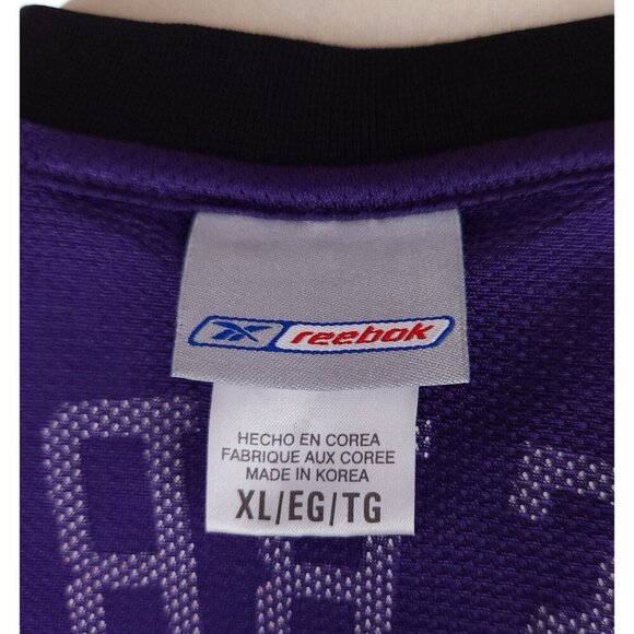 NBA Reebok Sacramento Kings Chris Webber #4 Jersey XL Purple - Picture 8 of 8